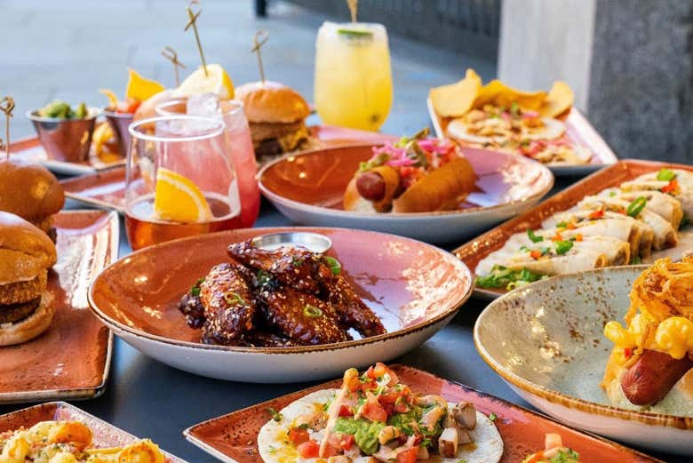 Manjares del Hard Rock Cafe