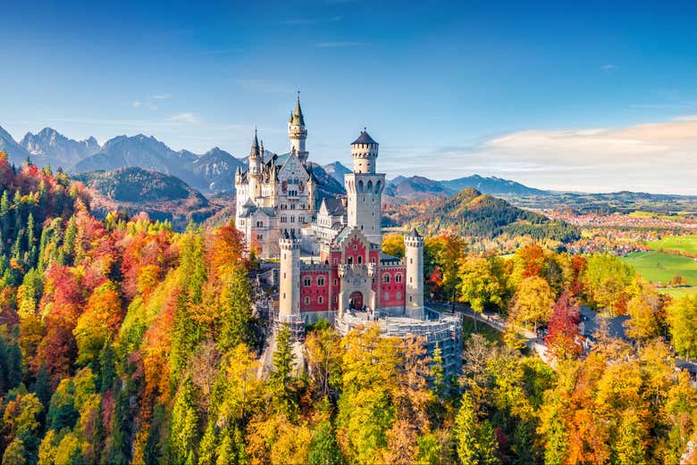 Panorámica del castillo de Neuschwanstein