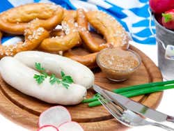 Platos típicos de Munich, salchicha weisswurst