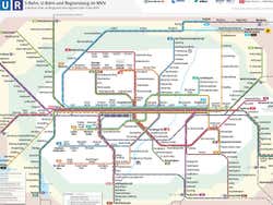 Plano del tren S-Bahn de Múnich